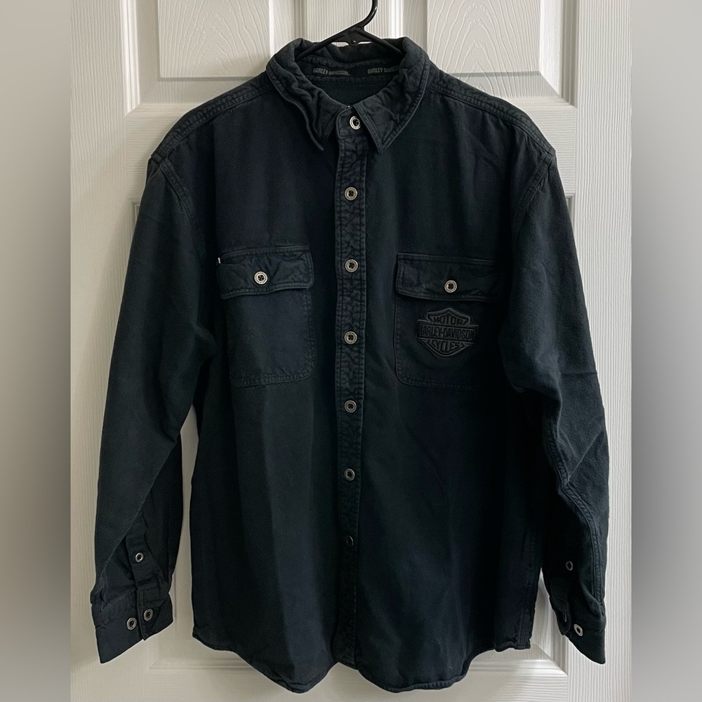 Men’s XL Harley Davidson flannel button up